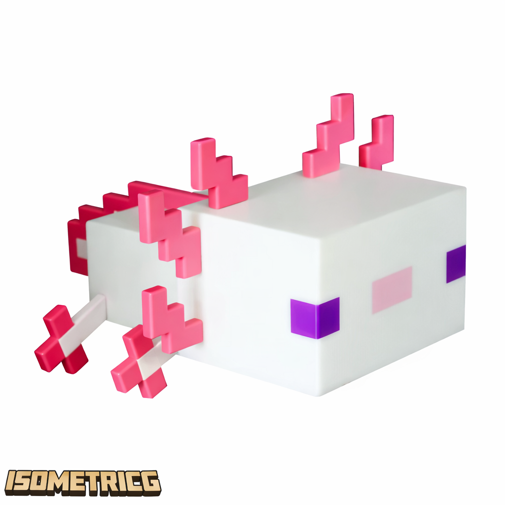 Lámpara de ajolote de Minecraft©