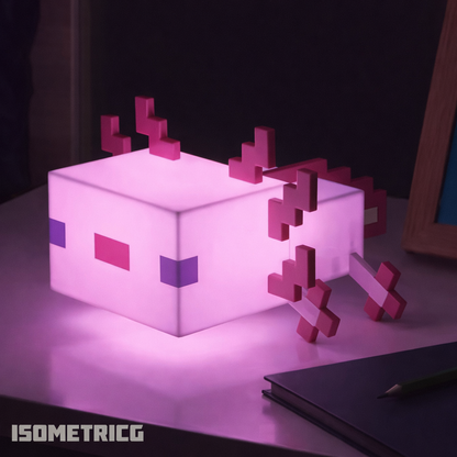 Lámpara de ajolote de Minecraft©