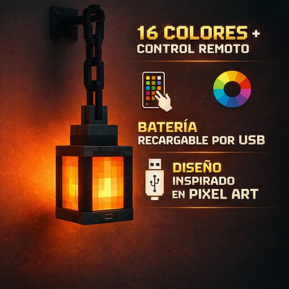 Lampara de Minecraft©