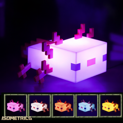 Lámpara de ajolote de Minecraft©
